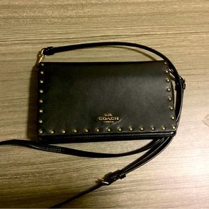Black coach crossbody bag